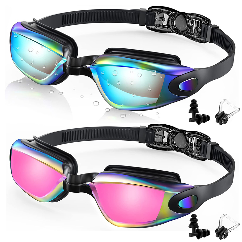 Swim Goggles Anti Fog Uv - Kacamata renang Anti kabut, 2 pak