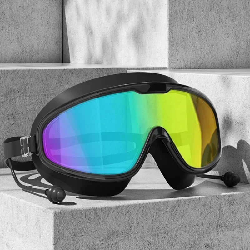Swim Goggles Anti Fog Uv - Kacamata Renang Dewasa dengan Lensa Cermin