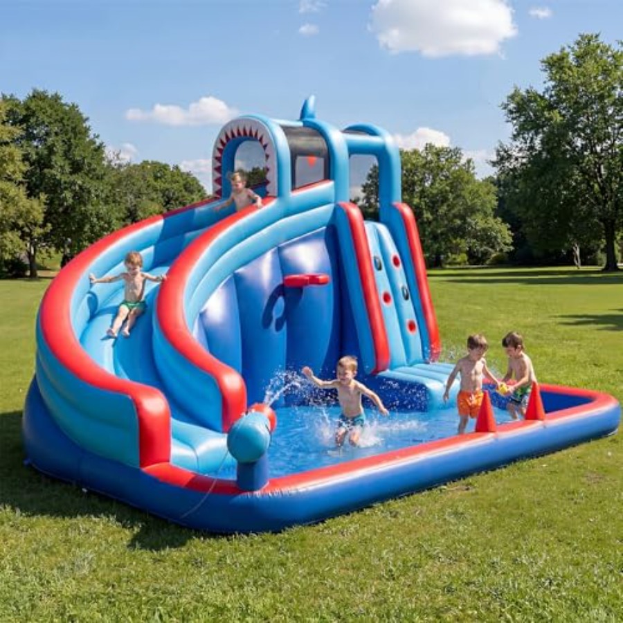 Water Slide Inflatable - Perosotan air tiup untuk anak-anak dengan