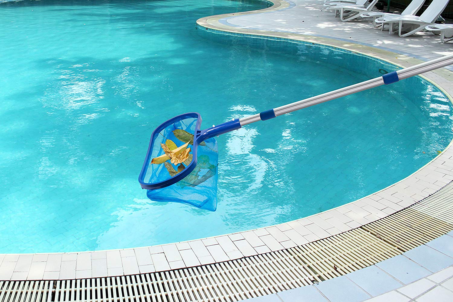 Pool Skimmer Net - Alat Pembersih Kolam Renang Baru, Jaring