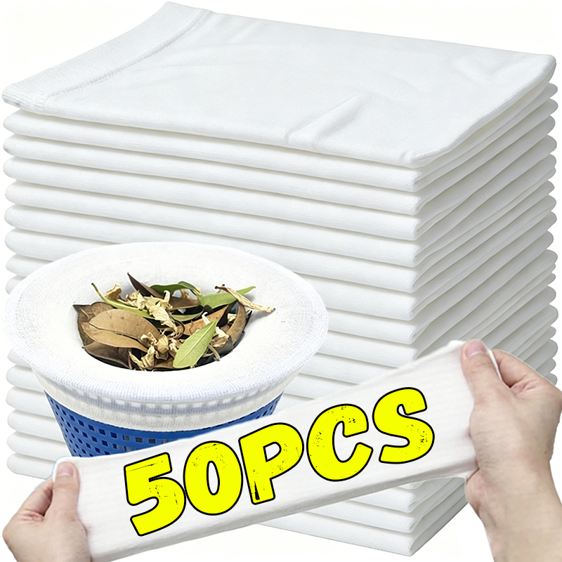 Pool Skimmer Net - 50/5PCS Keranjang Penyaring Kolam Renang Putih,