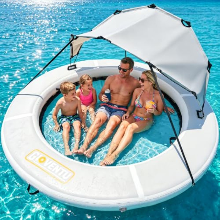 Pool Float Ring Inflatable - Pelampung hammock air tiup 8FT untuk