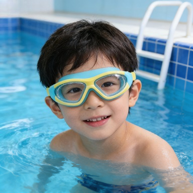 Swim Goggles Anti Fog Uv - Kacamata Renang Anak-anak Definisi Tinggi Tahan