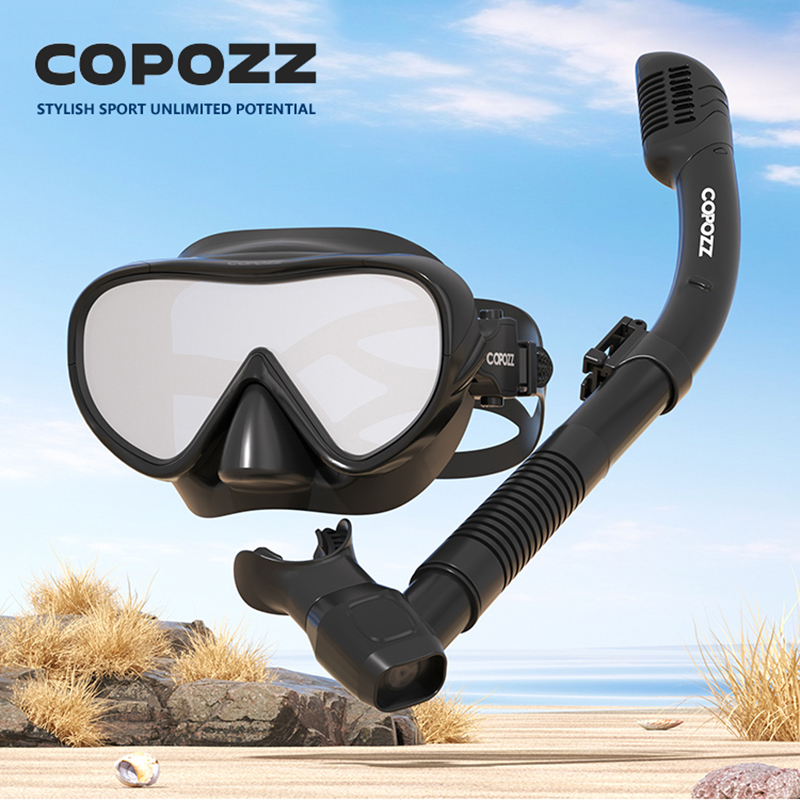 Snorkel Mask Full Face - COPOZZ Masker Selam Baru Masker Penglihatan
