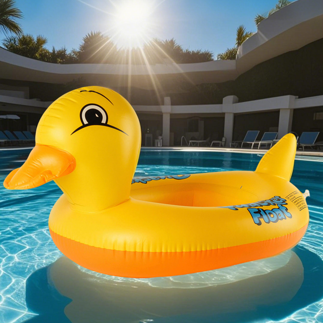 Pool Float Ring Inflatable - 1 Buah Pelampung Ketiak Tiup Tebal