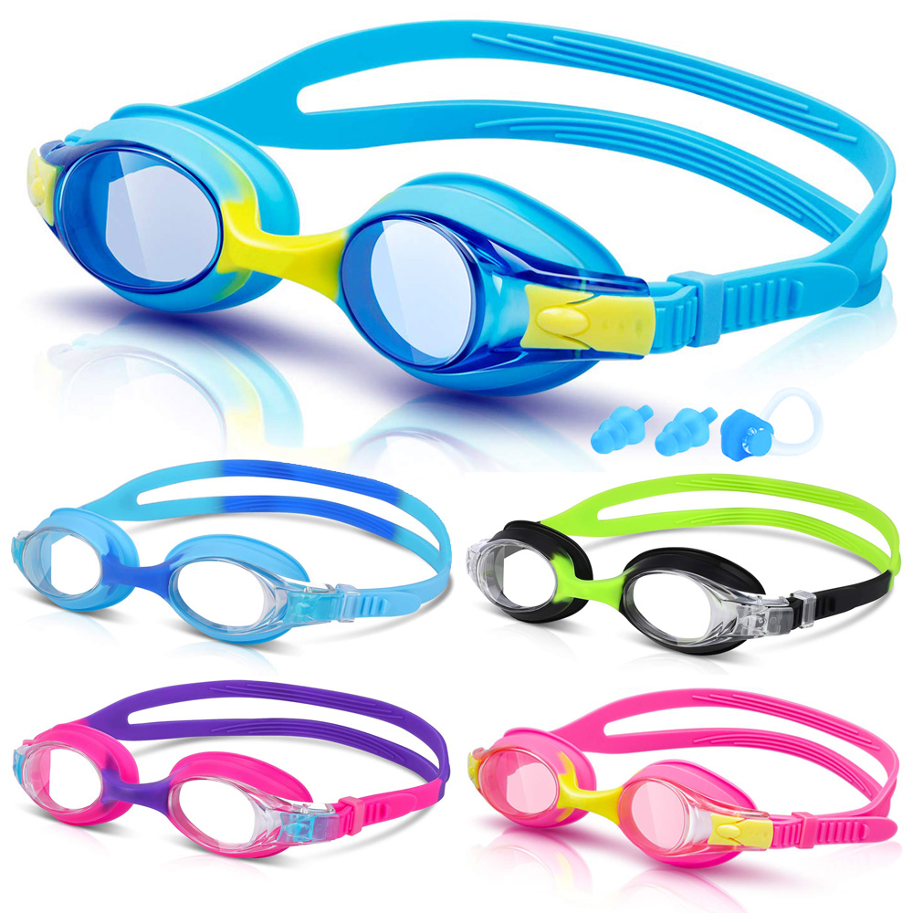 Swim Goggles Anti Fog Uv - Kacamata renang untuk anak-anak usia 3-14