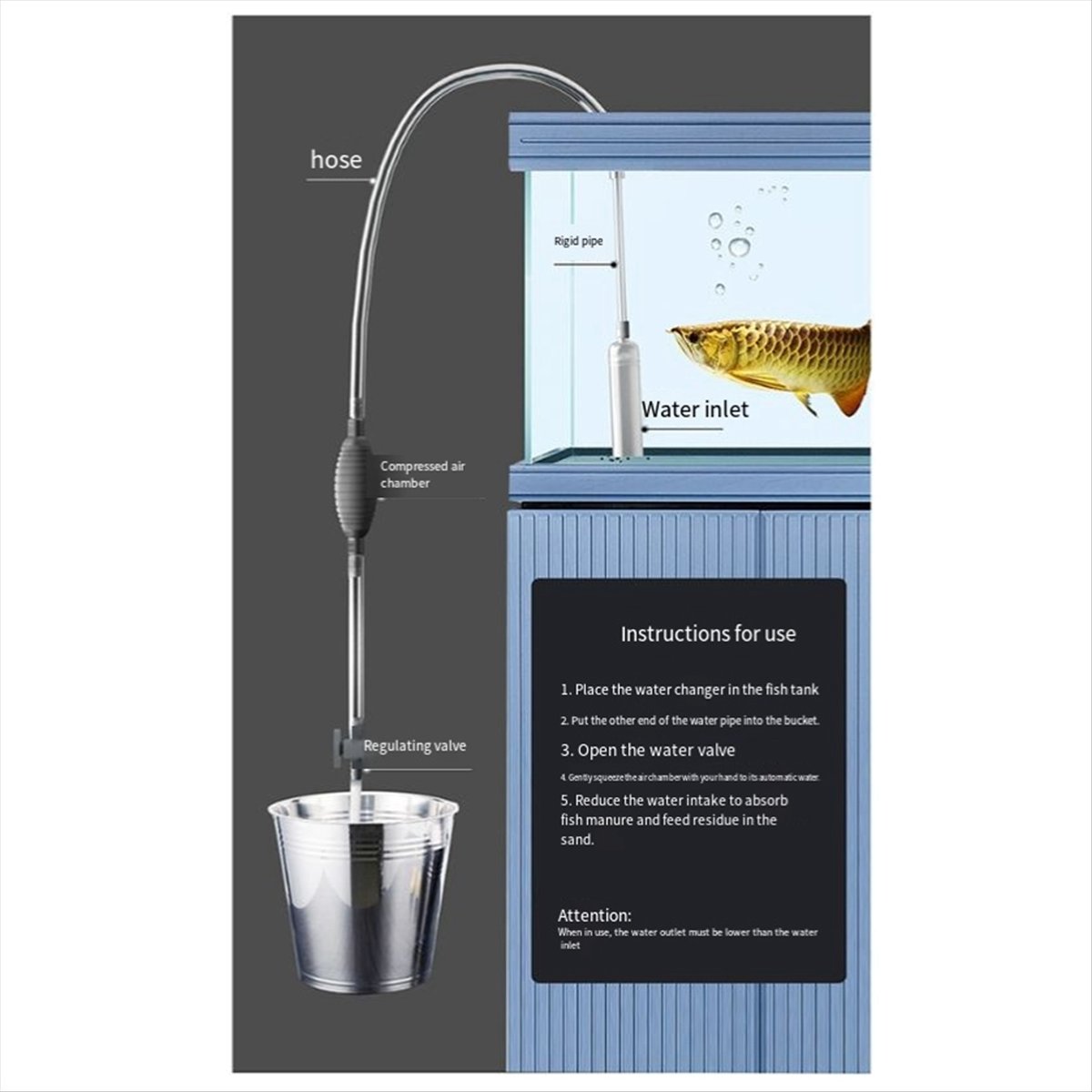 Pool Vacuum Manual - A68M Vacuum Kolam Renang Genggam dengan