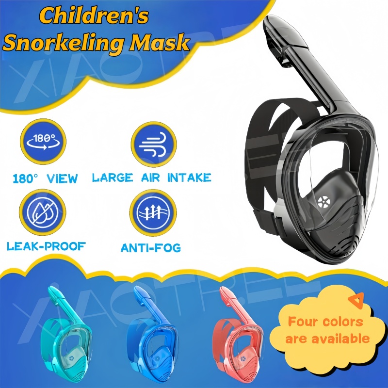 Snorkel Mask Full Face - Masker Snorkel Wajah Penuh untuk Anak-Anak