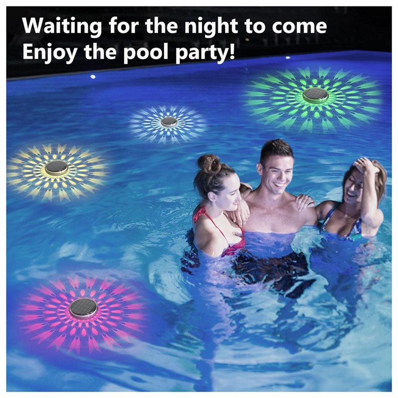 [NEWA76K!] Lampu Kolam Renang  - Pool Light Solar Rechargeable ulasan dan harga