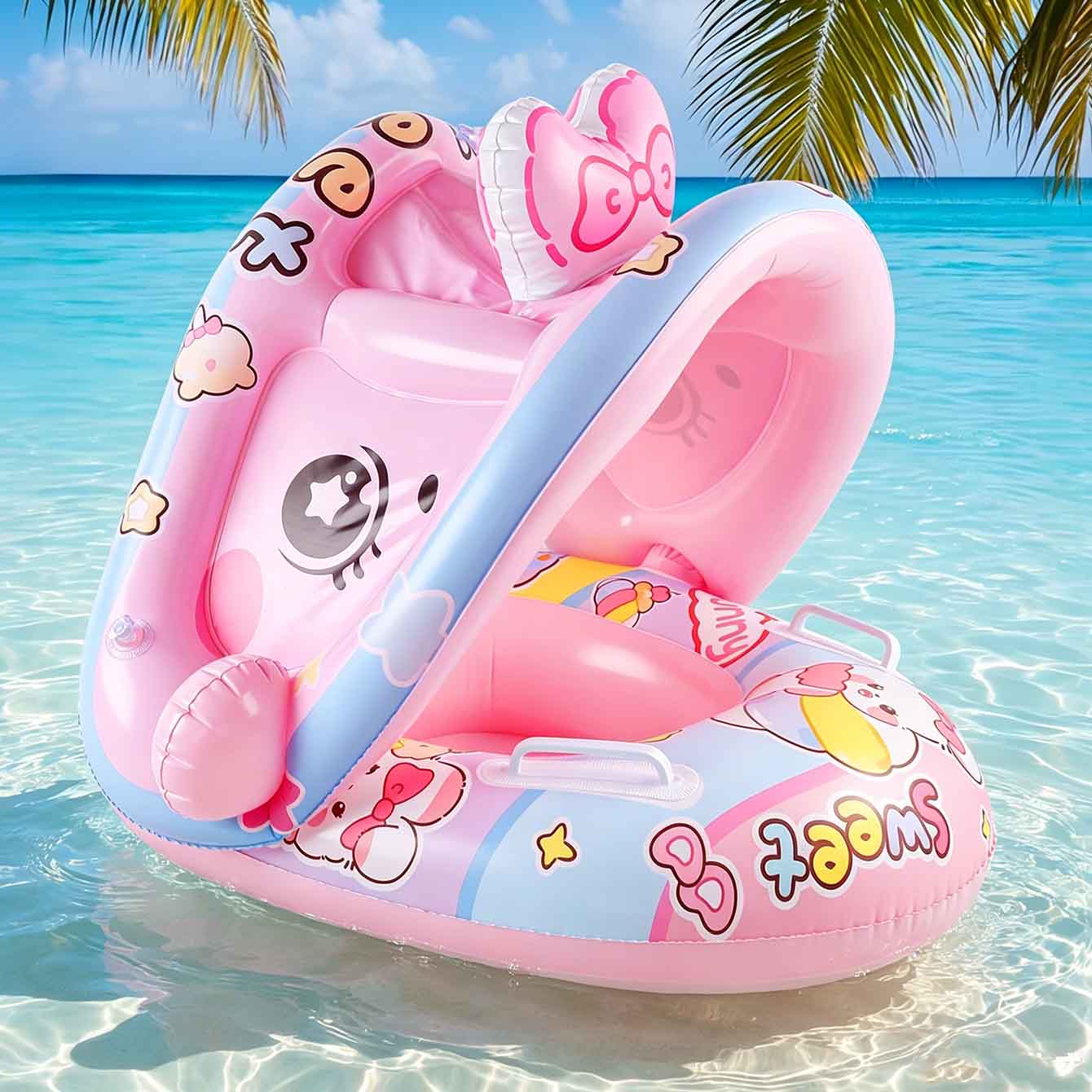 1 Buah Kursi Pelampung Kolam T - Pool Float Ring Inflatable ulasan dan harga