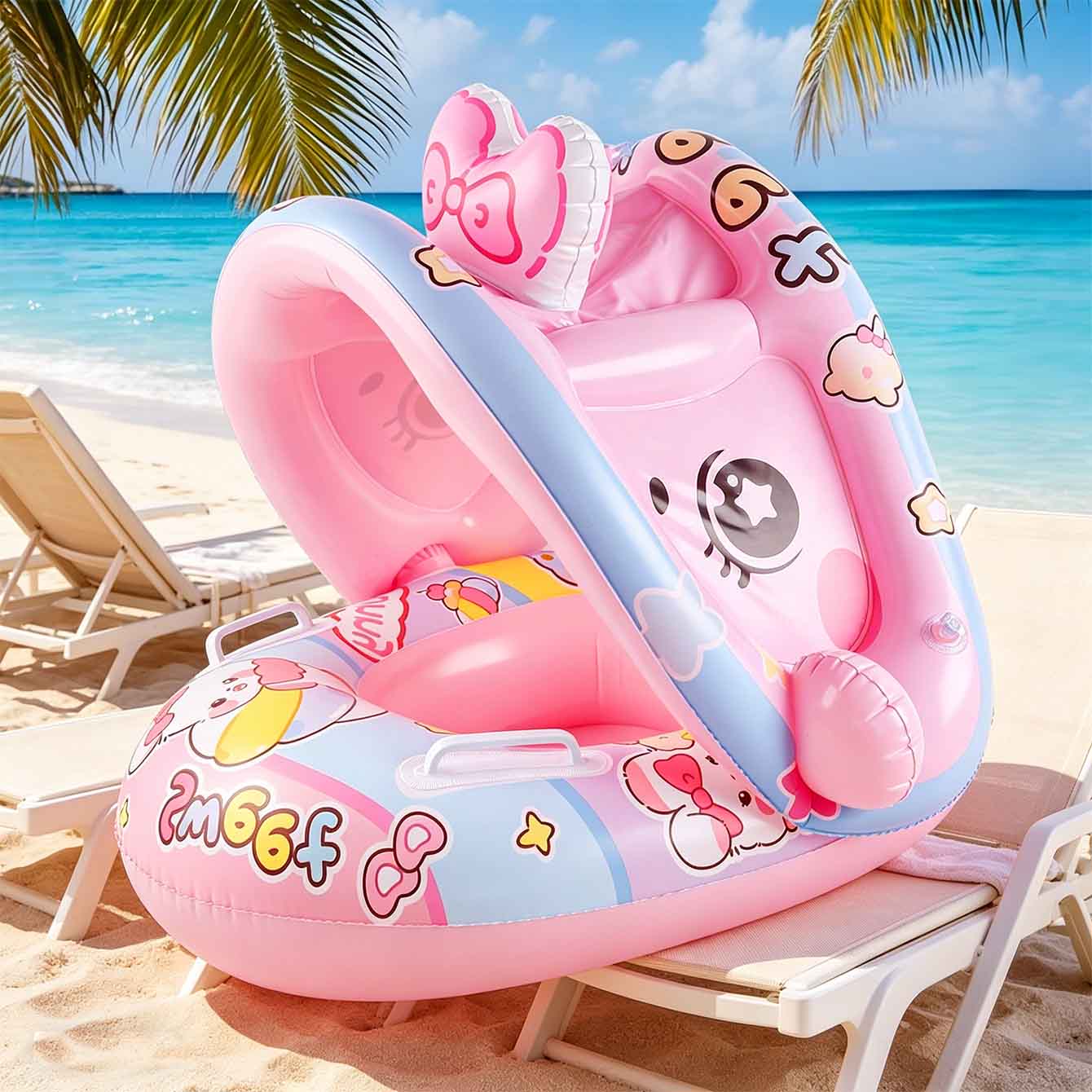 1 Buah Kursi Pelampung Kolam T - Pool Float Ring Inflatable ulasan dan harga