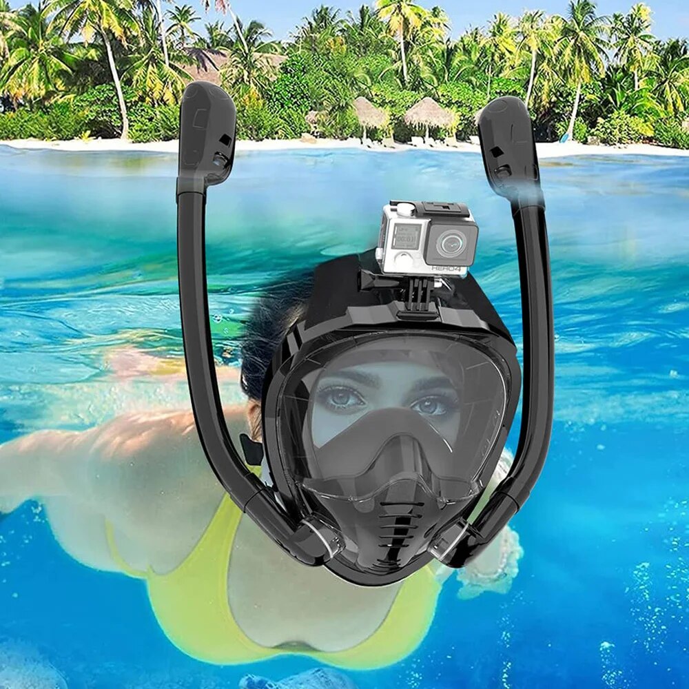 Masker Snorkel wajah penuh, 18 - Snorkel Mask Full Face ulasan dan harga