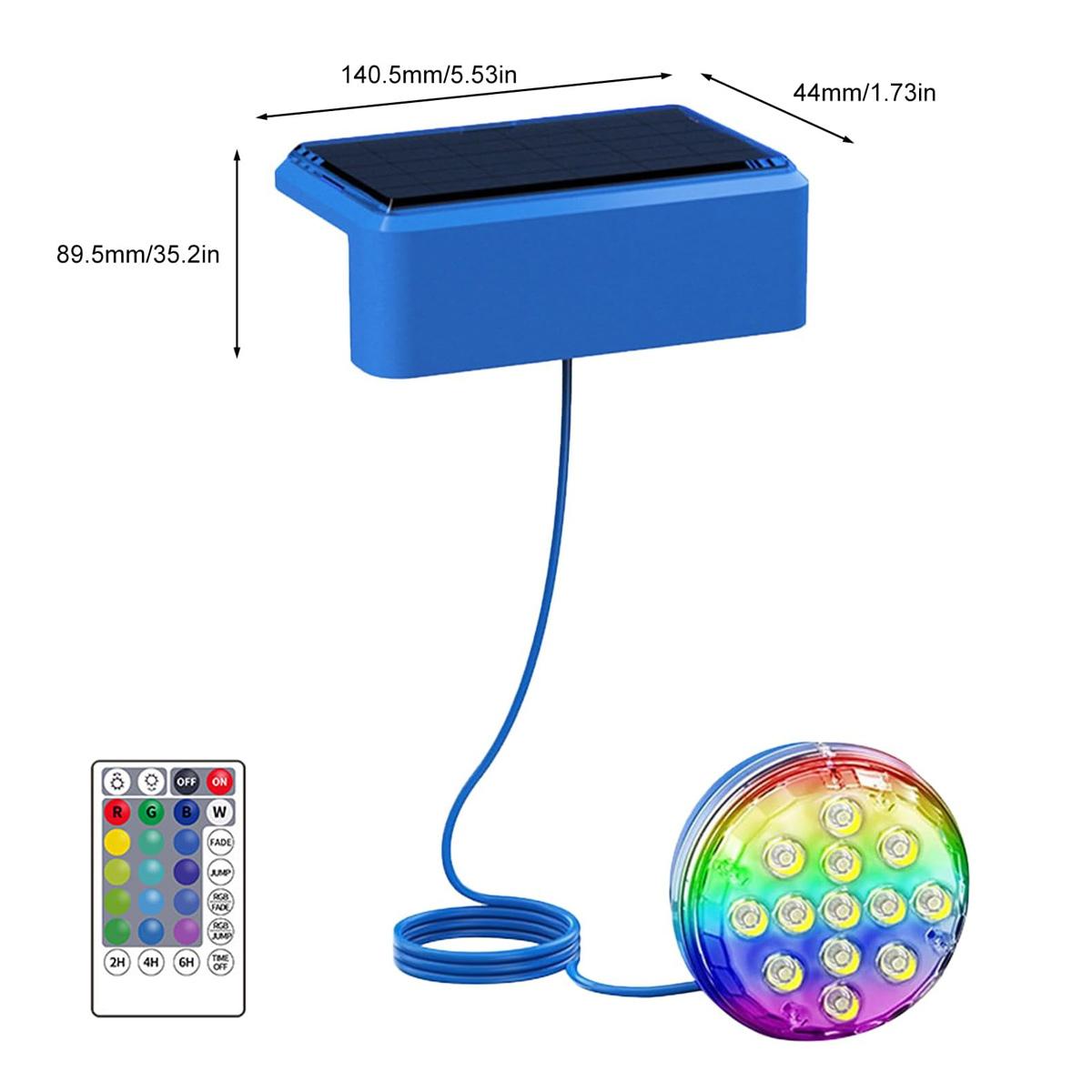 Lampu Kolam Renang Tenaga Sury - Pool Light Solar Rechargeable ulasan dan harga