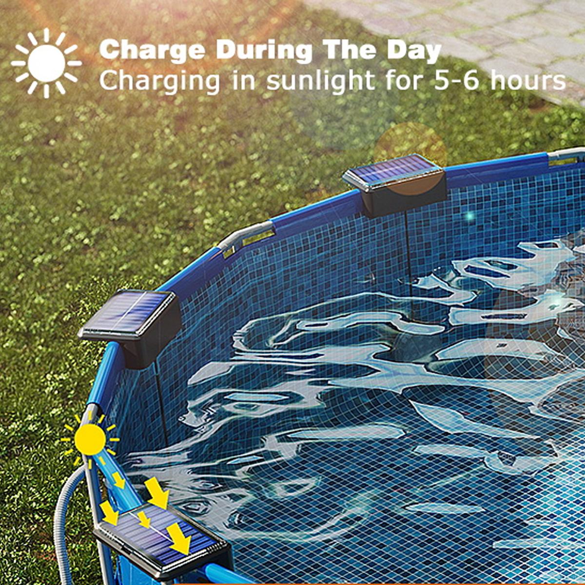 Lampu Kolam Renang Tenaga Sury - Pool Light Solar Rechargeable ulasan dan harga