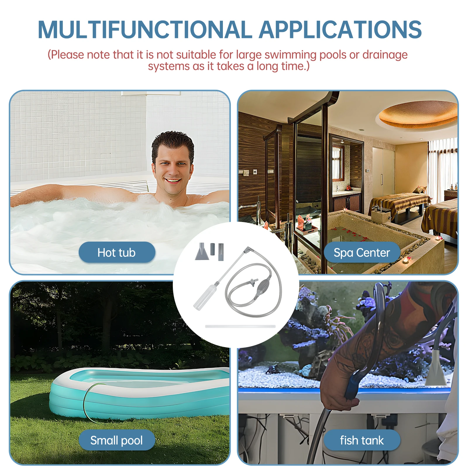 Penyedot Debu Bak Mandi Air Pa - Pool Vacuum Manual ulasan dan harga