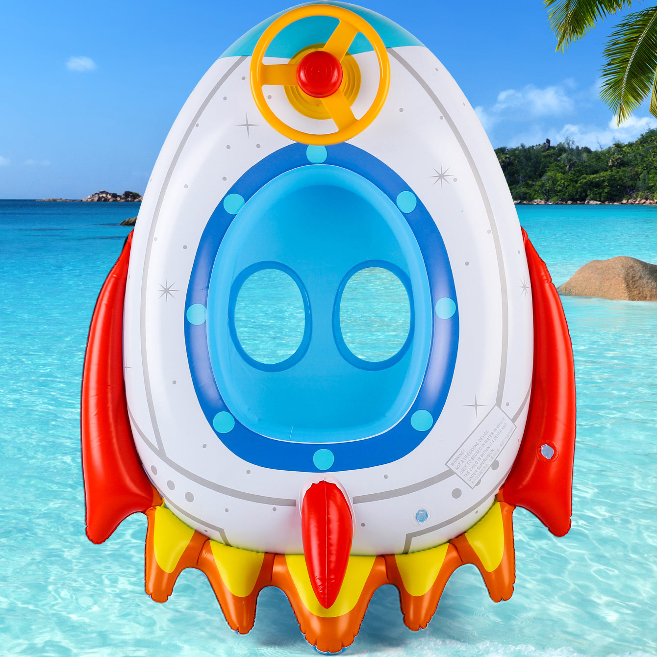1 Buah Cincin Kursi Tiup Tebal - Pool Float Ring Inflatable ulasan dan harga