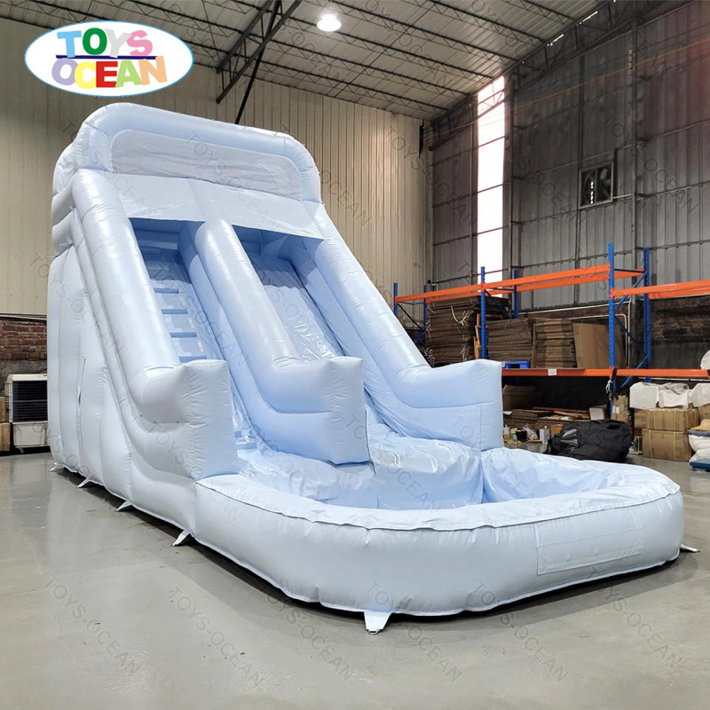 Perosotan Air Tiup PVC Warna T - Water Slide Inflatable ulasan dan harga