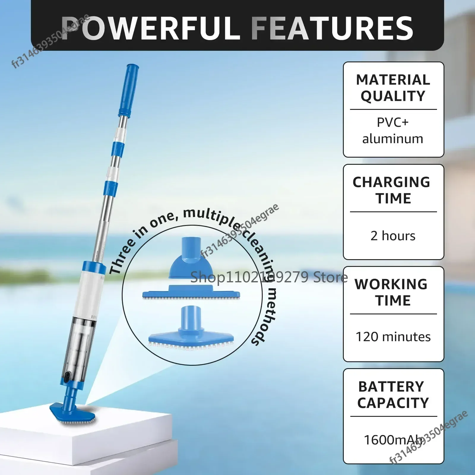 Penyedot Debu Kolam Renang Por - Pool Vacuum Manual ulasan dan harga