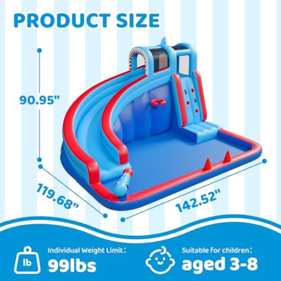Perosotan air tiup untuk anak- - Water Slide Inflatable ulasan dan harga
