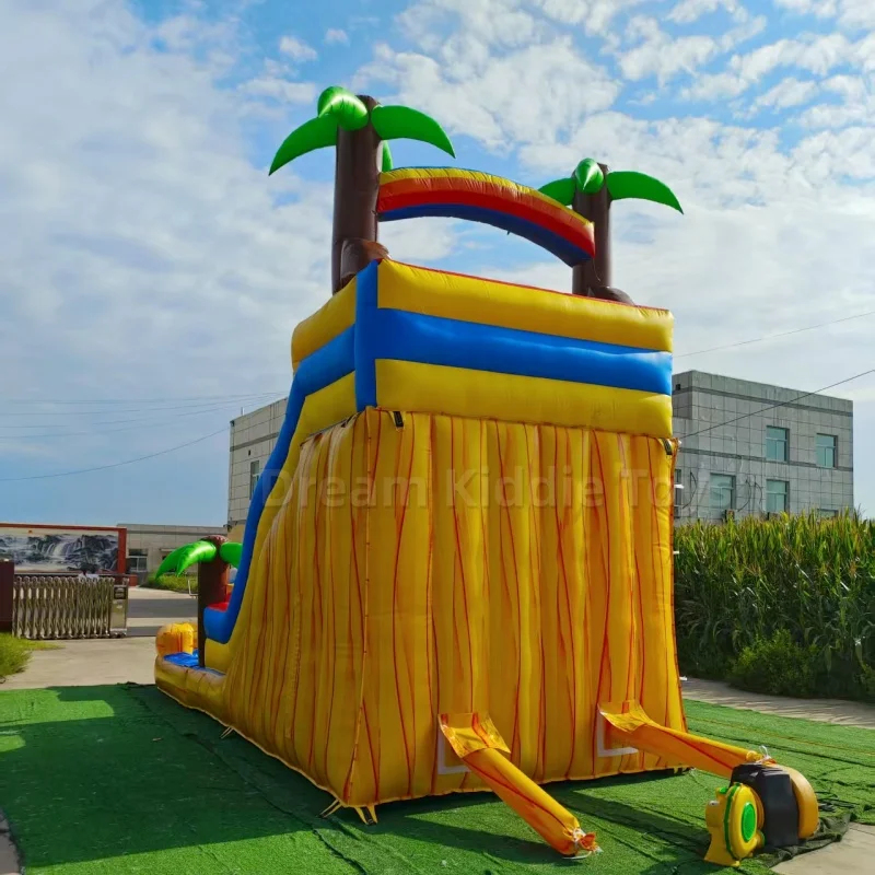 Perosotan Air Tiup Tema Lumba- - Water Slide Inflatable ulasan dan harga