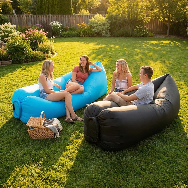 Sofa Udara Tiup Portabel, Kurs - Pool Lounger Inflatable ulasan dan harga