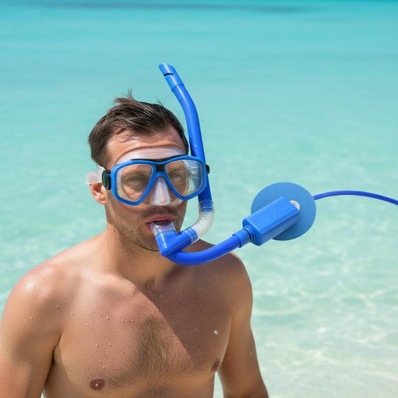 Masker Respirator Kering 1PC u - Snorkel Mask Full Face ulasan dan harga