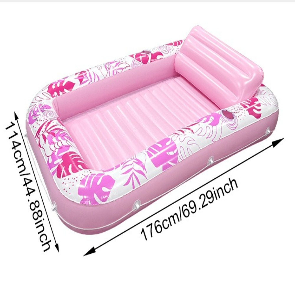 Kasur Apung PVC Tebal dengan S - Pool Lounger Inflatable ulasan dan harga