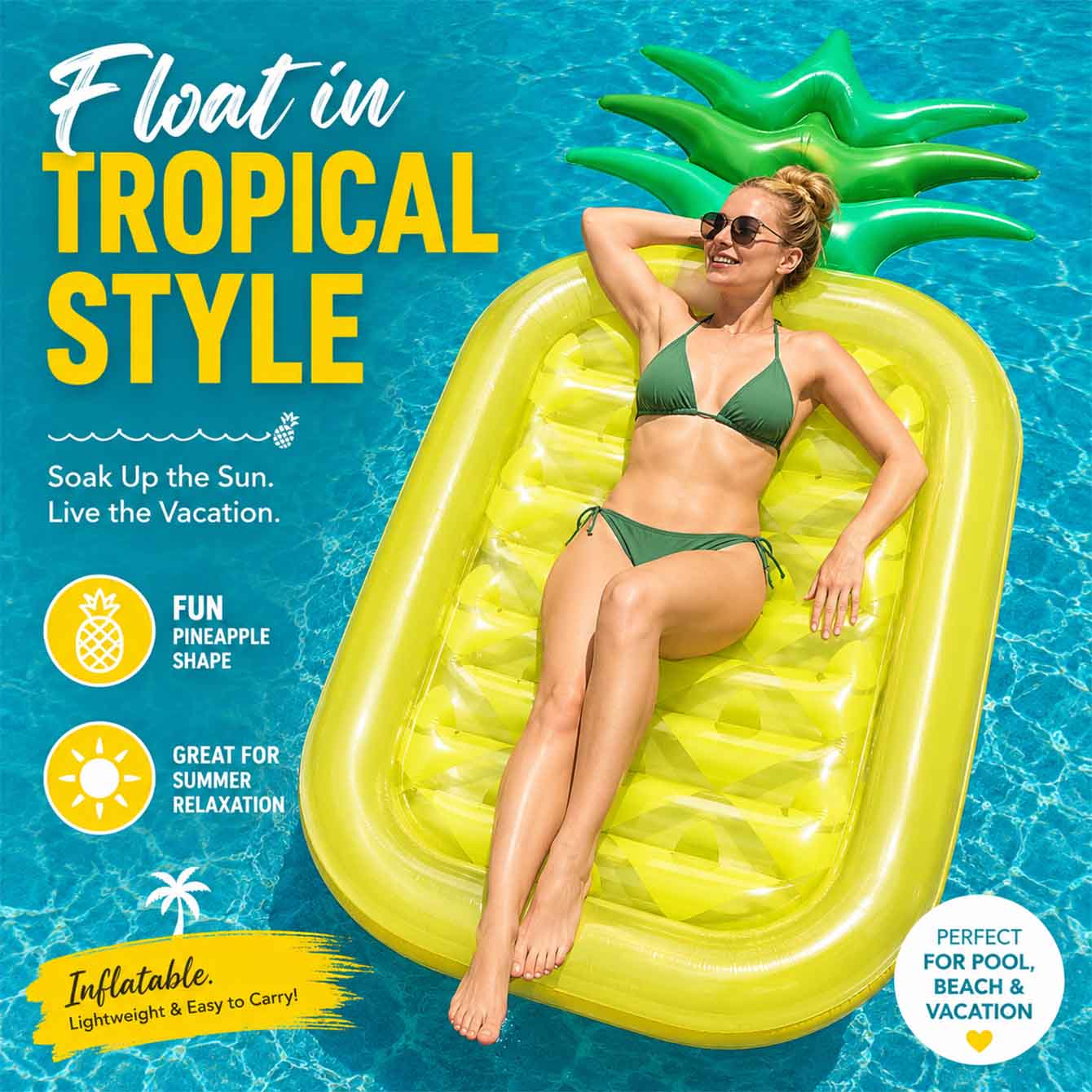 Pelampung Kolam Tiup, Pelampun - Pool Lounger Inflatable ulasan dan harga