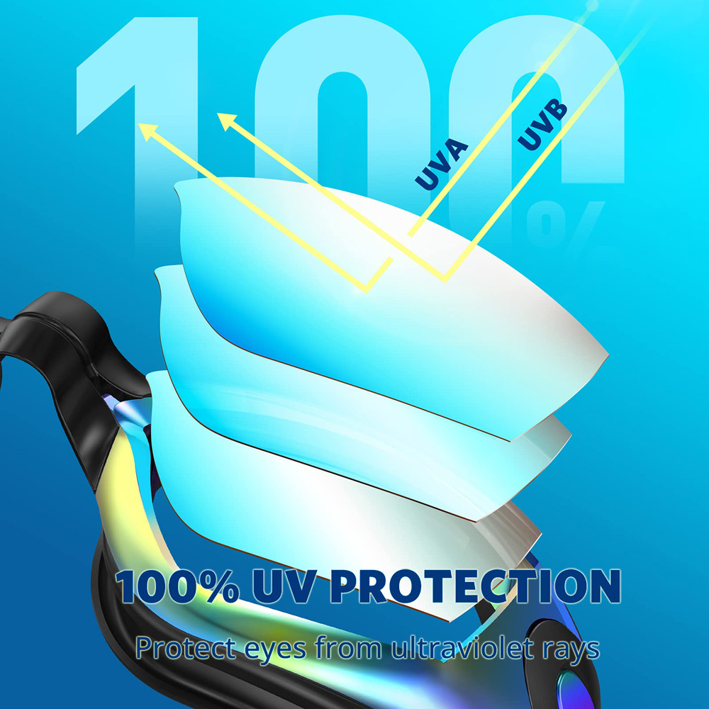 Kacamata renang antiair 100% p - Swim Goggles Anti Fog Uv ulasan dan harga