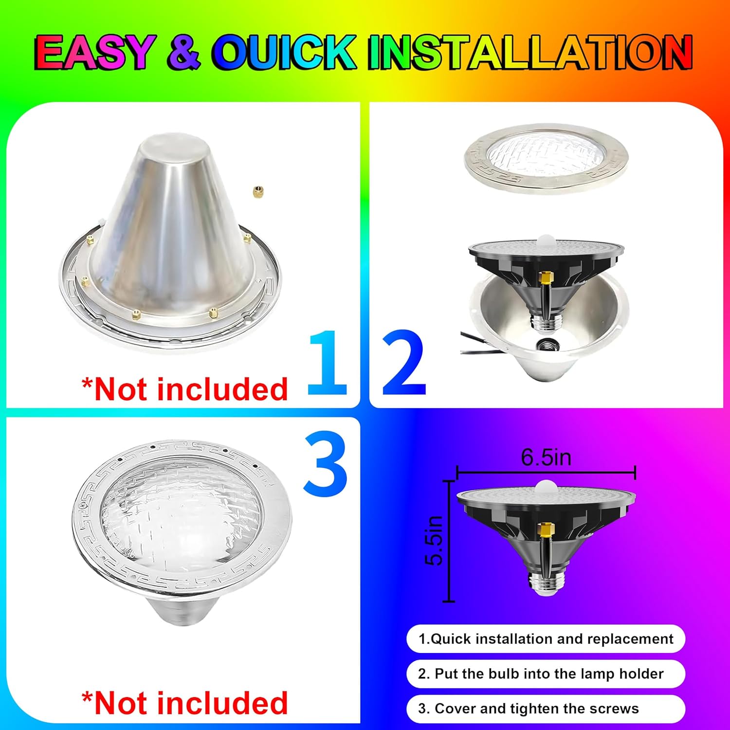Lampu Kolam Tenaga Surya Multi - Pool Light Solar Rechargeable ulasan dan harga