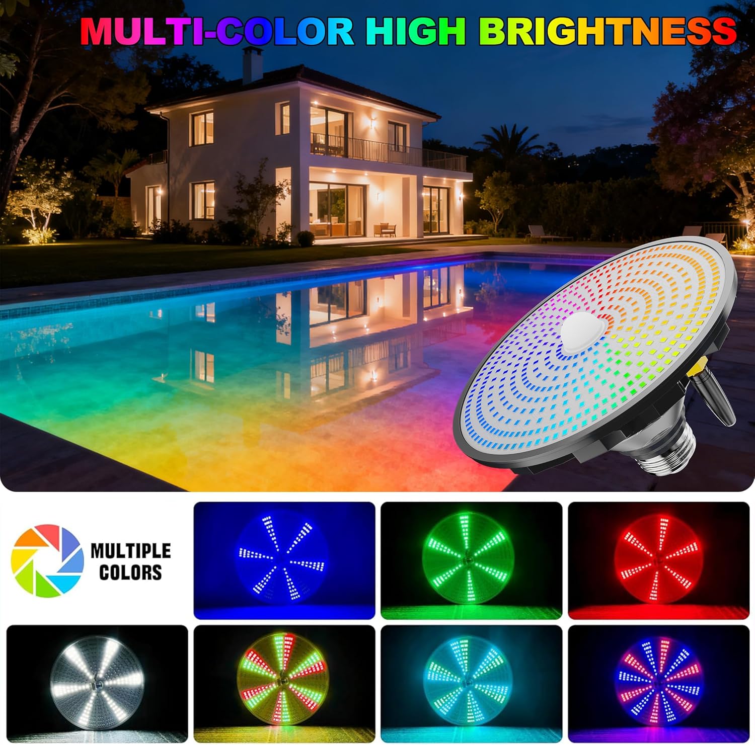 Lampu Kolam Tenaga Surya Multi - Pool Light Solar Rechargeable ulasan dan harga