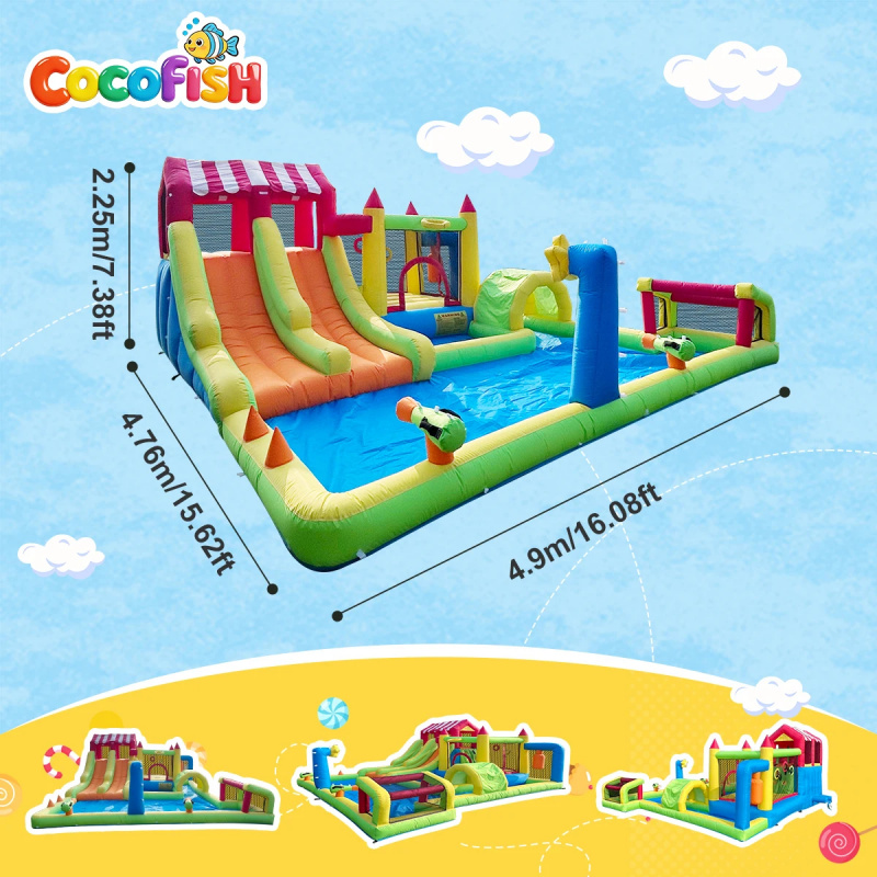 Cocofish Cocofish Taman Bermai - Water Slide Inflatable ulasan dan harga