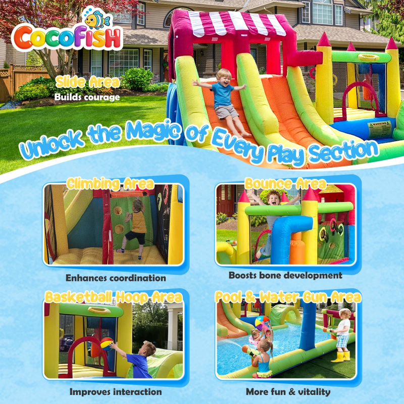 Cocofish Cocofish Taman Bermai - Water Slide Inflatable ulasan dan harga