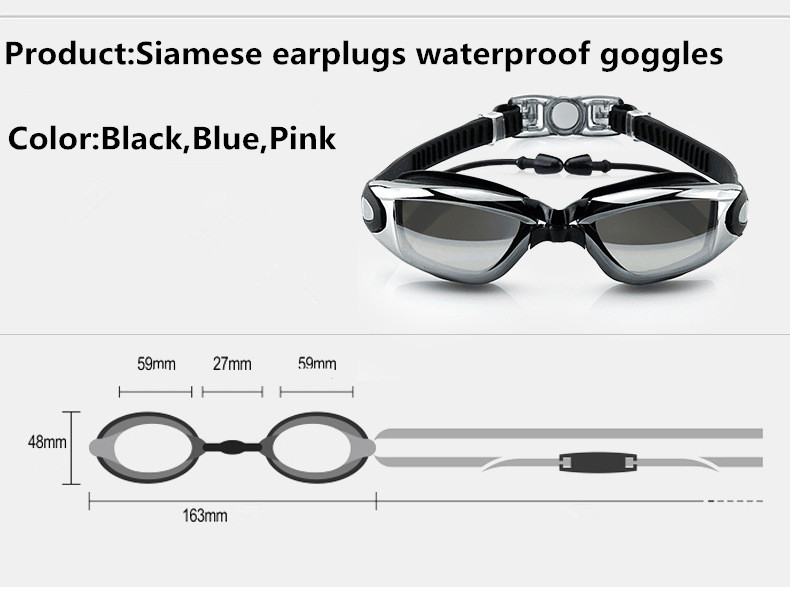 Kacamata renang dewasa kolam r - Swim Goggles Anti Fog Uv ulasan dan harga