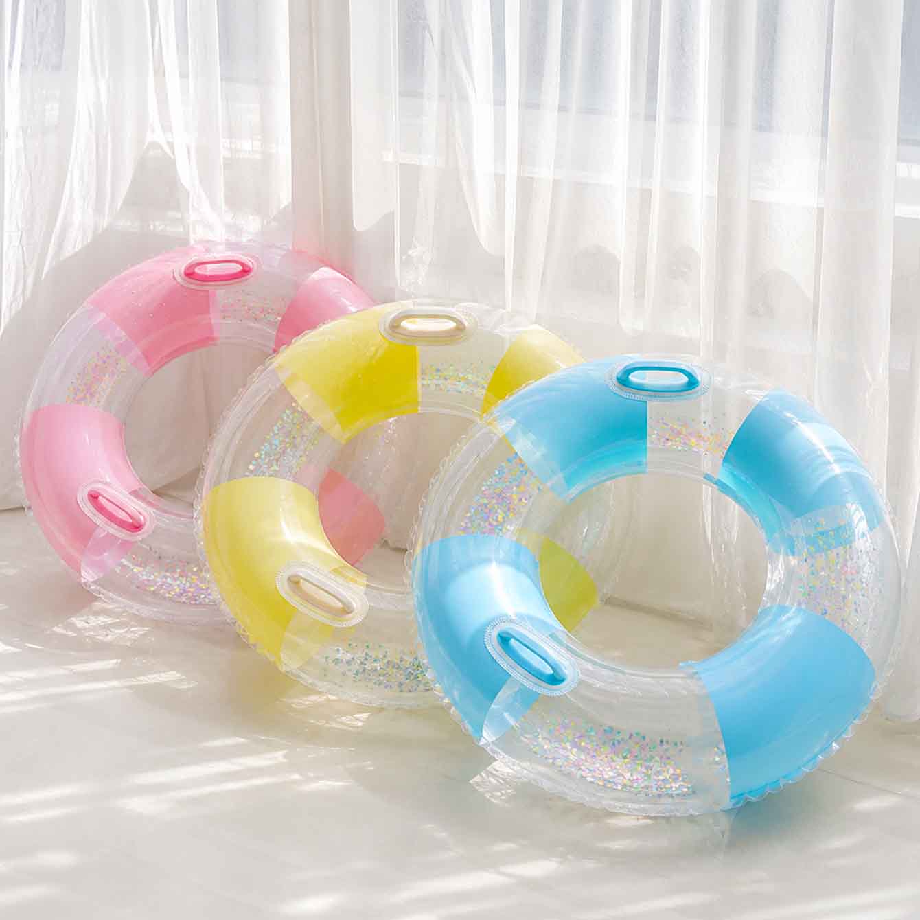 1 Buah Pelampung Kolam Renang  - Pool Float Ring Inflatable ulasan dan harga