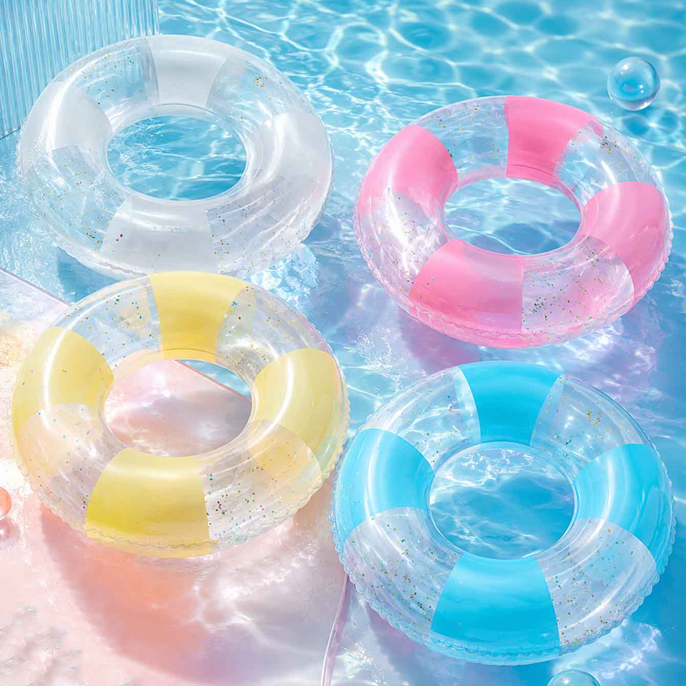 1 Buah Pelampung Kolam Renang  - Pool Float Ring Inflatable ulasan dan harga