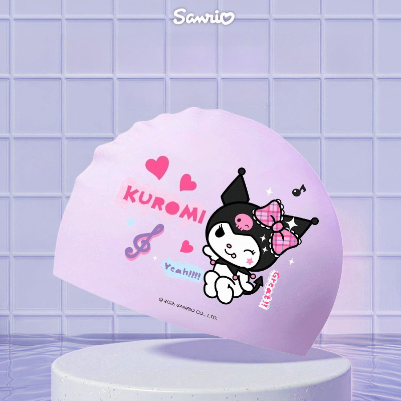 Topi Renang Kartun Anime Hello - Pool Cover Waterproof ulasan dan harga