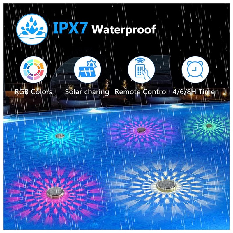 Lampu Kolam Renang Terapung AB - Pool Light Solar Rechargeable ulasan dan harga