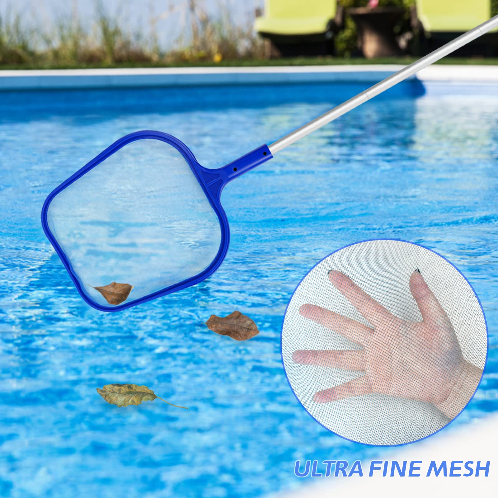 Jaring Penyapu Daun Kolam Rena - Pool Skimmer Net ulasan dan harga