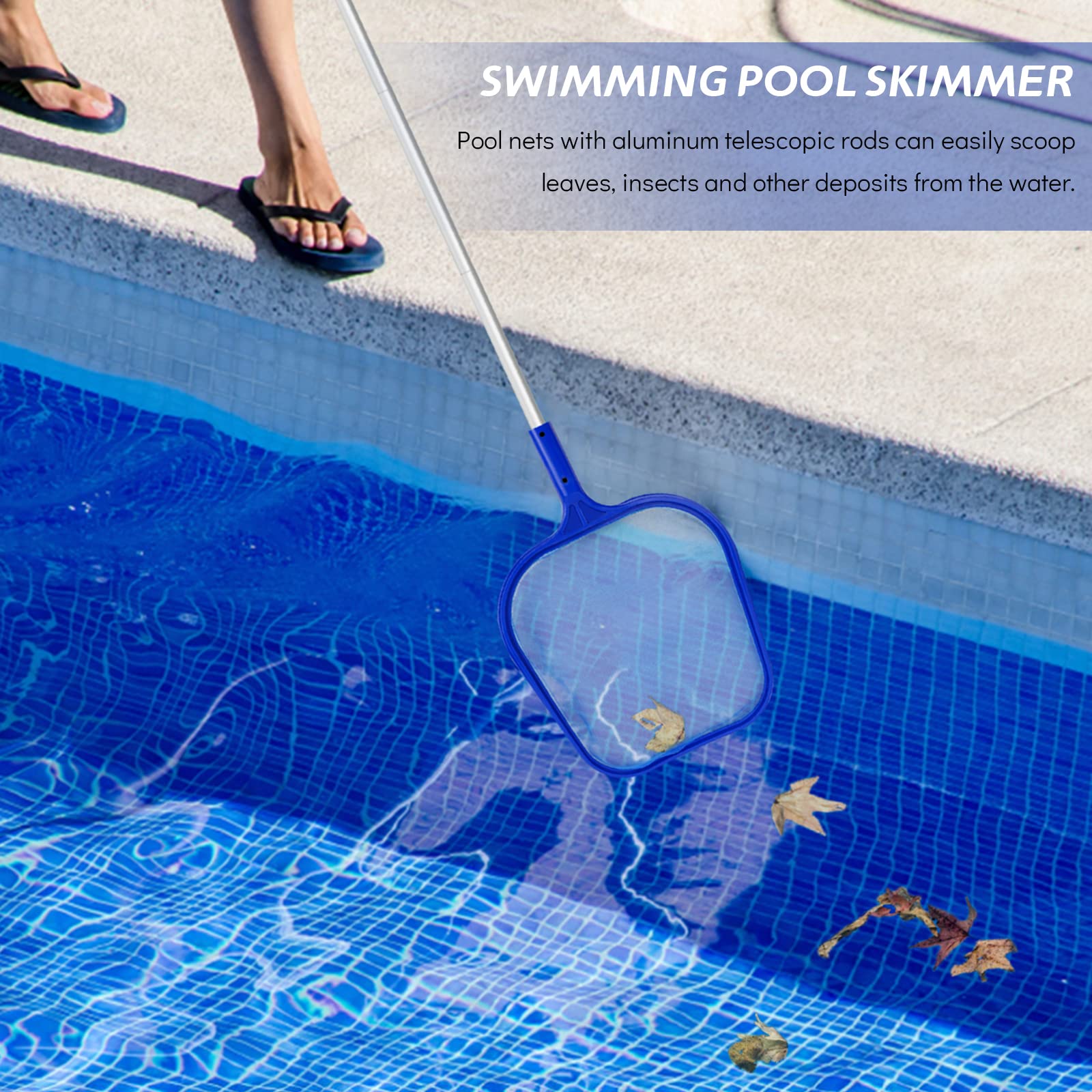 Jaring Penyapu Daun Kolam Rena - Pool Skimmer Net ulasan dan harga