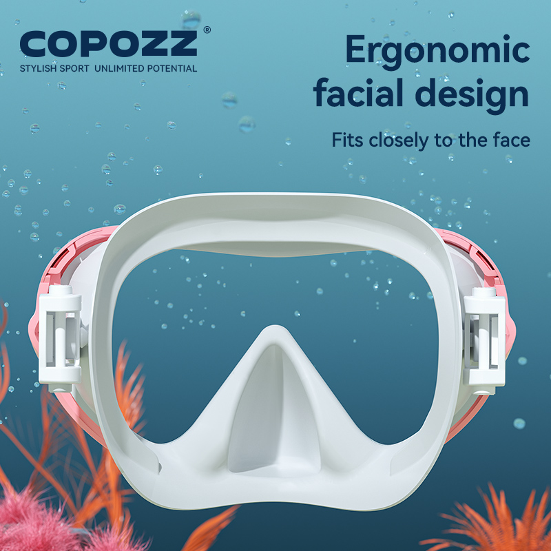 COPOZZ Masker Selam Baru Maske - Snorkel Mask Full Face ulasan dan harga