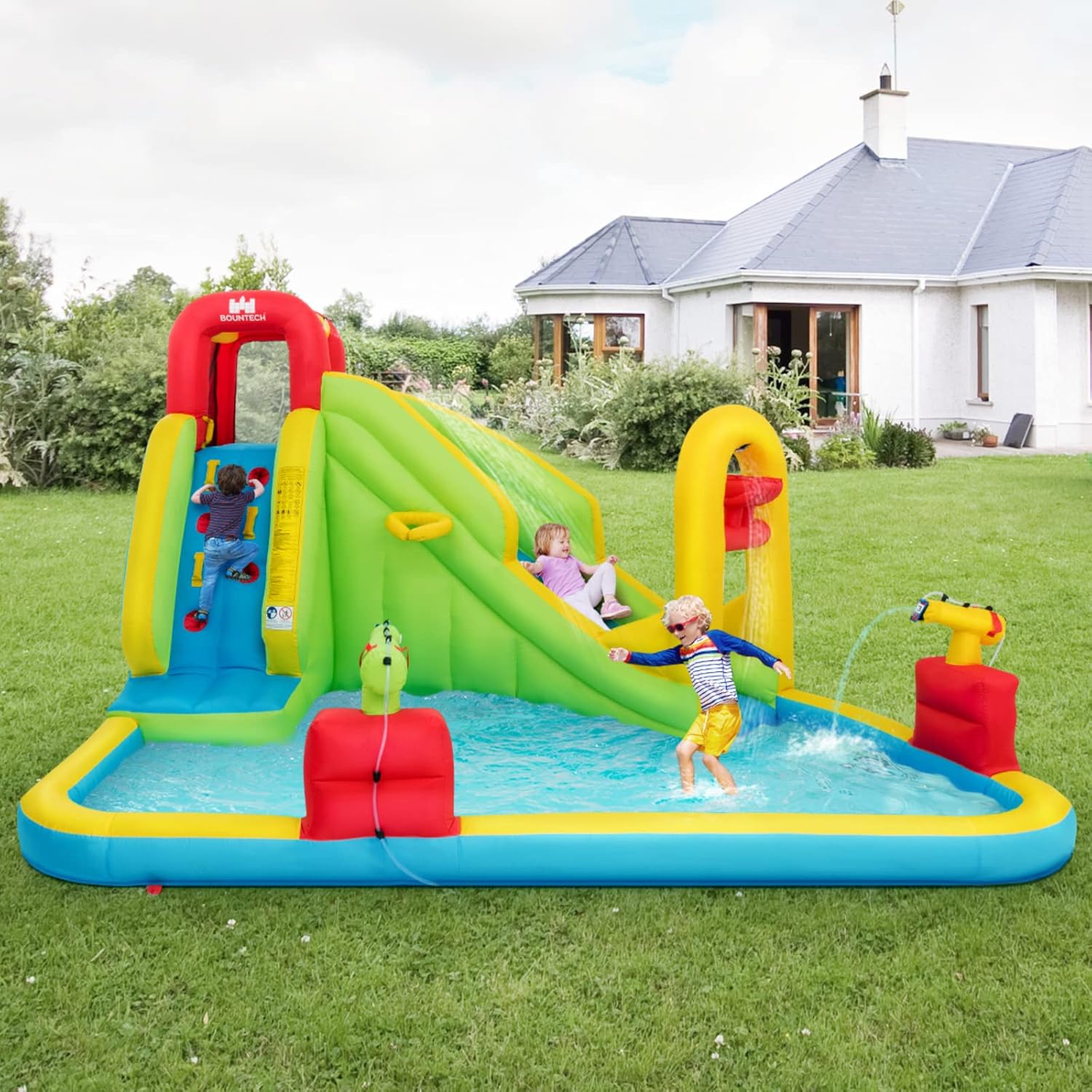 Taman Bermain Air Tiup Mega un - Water Slide Inflatable ulasan dan harga