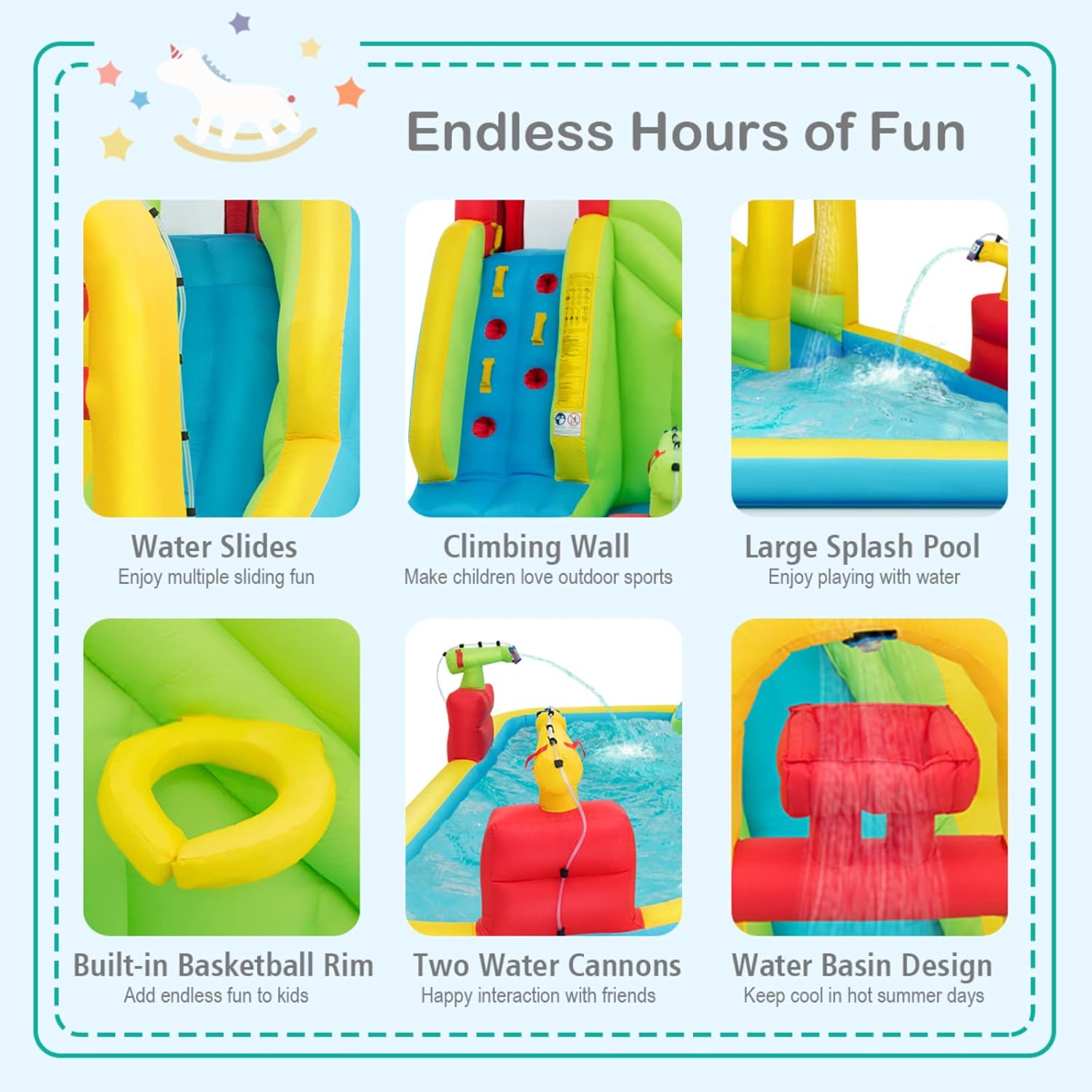 Taman Bermain Air Tiup Mega un - Water Slide Inflatable ulasan dan harga