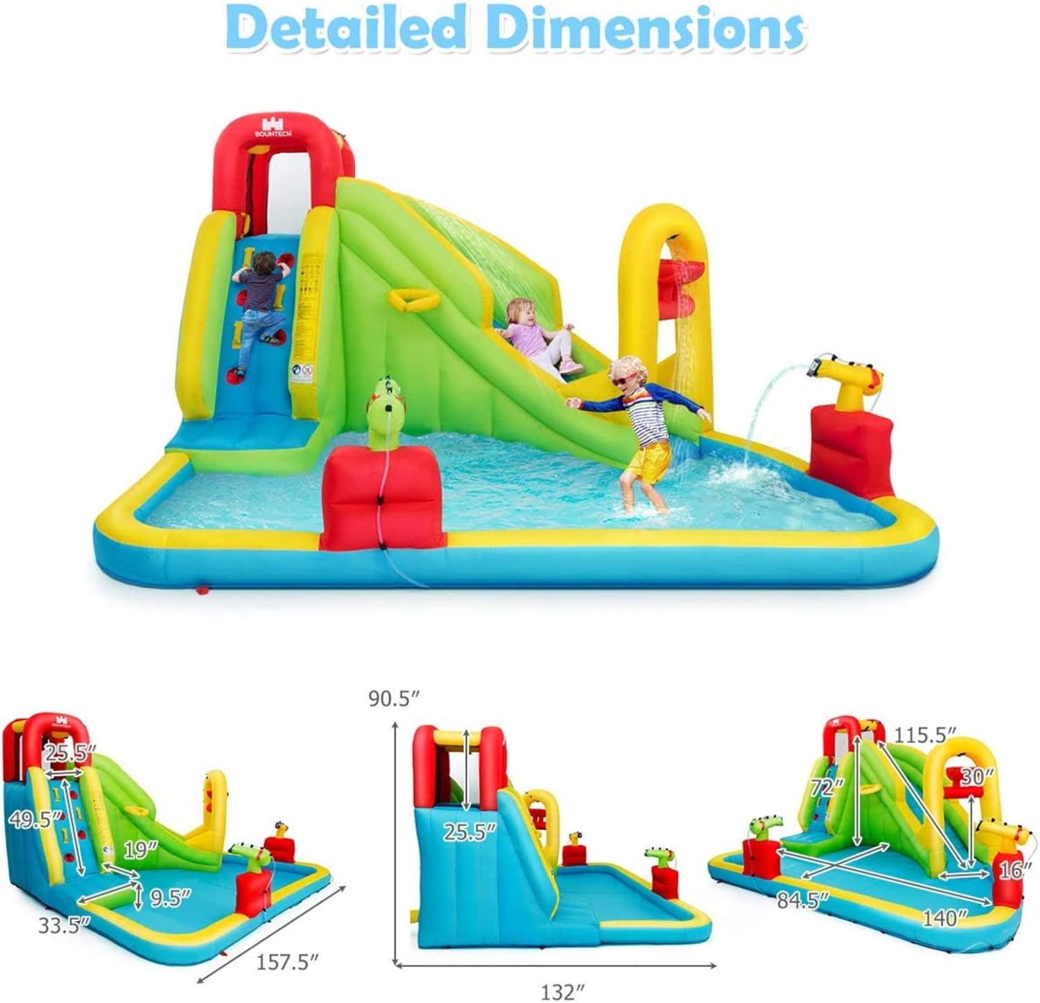 Taman Bermain Air Tiup Mega un - Water Slide Inflatable ulasan dan harga