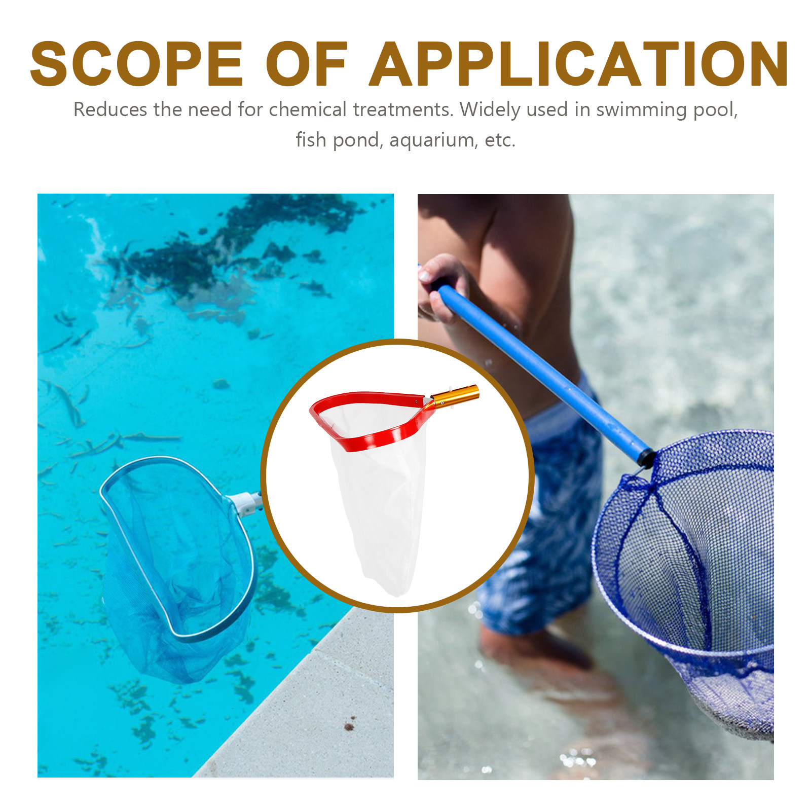 Jaring Penyedot Daun Kolam Ren - Pool Skimmer Net ulasan dan harga