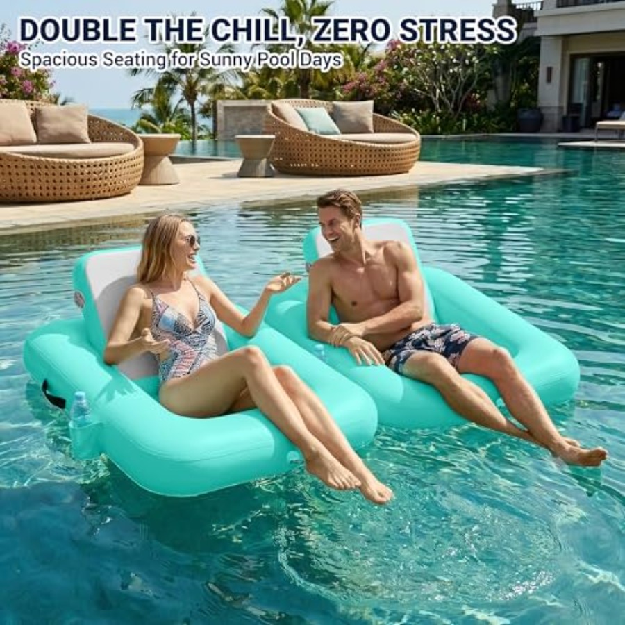 Kursi Apung dengan Sandaran Ku - Pool Lounger Inflatable ulasan dan harga