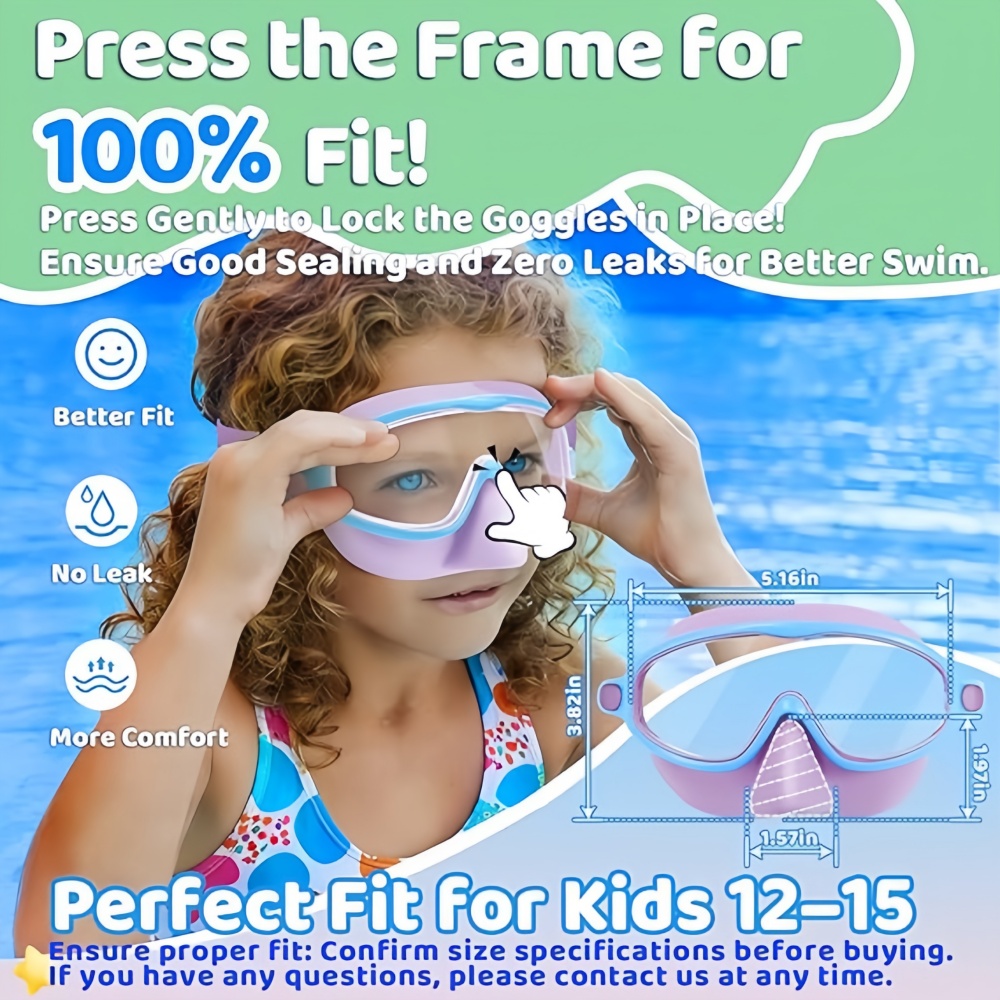 Kacamata Renang Anak dengan Pe - Swim Goggles Anti Fog Uv ulasan dan harga