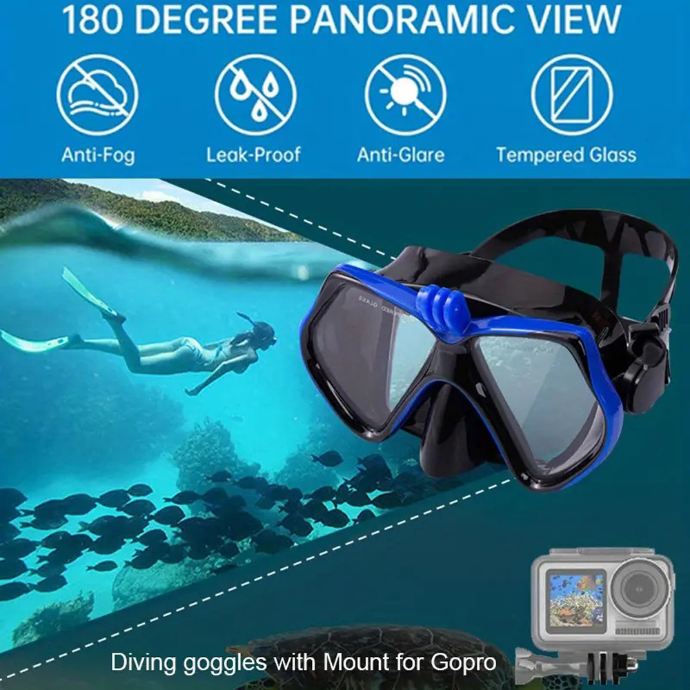 JoyMaySun Kacamata Selam Kamer - Snorkel Mask Full Face ulasan dan harga