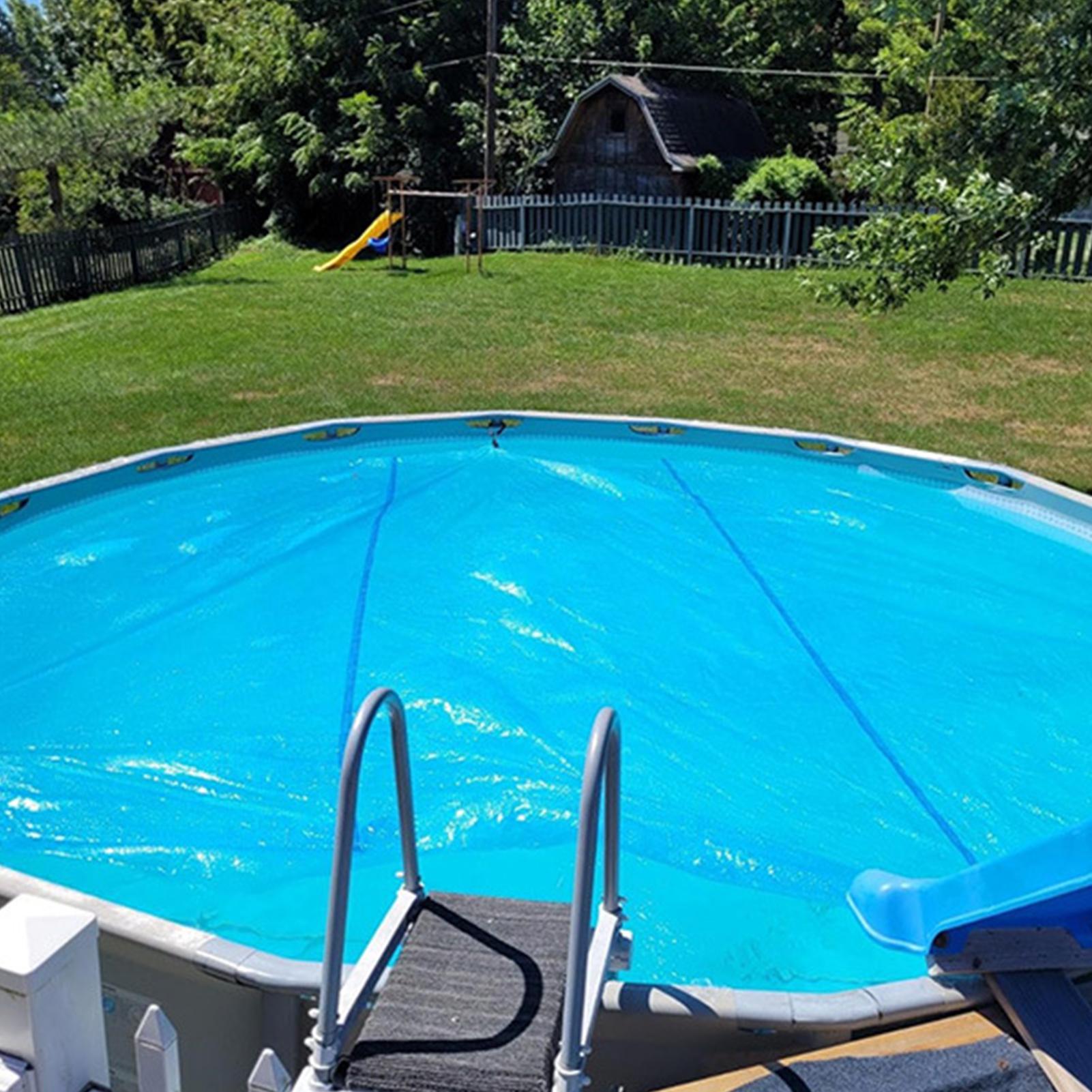 Penutup Kolam Renang Bulat PE  - Pool Cover Waterproof ulasan dan harga