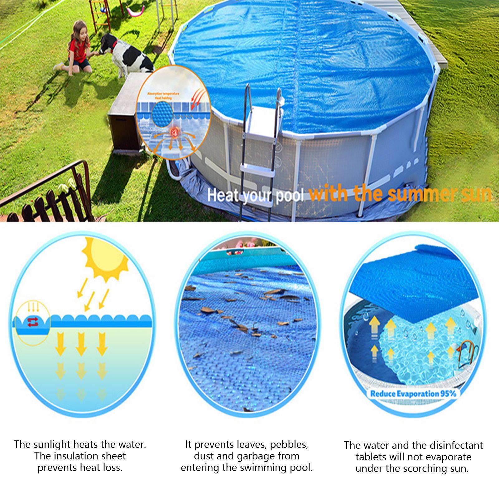 Penutup Kolam Renang Bulat PE  - Pool Cover Waterproof ulasan dan harga